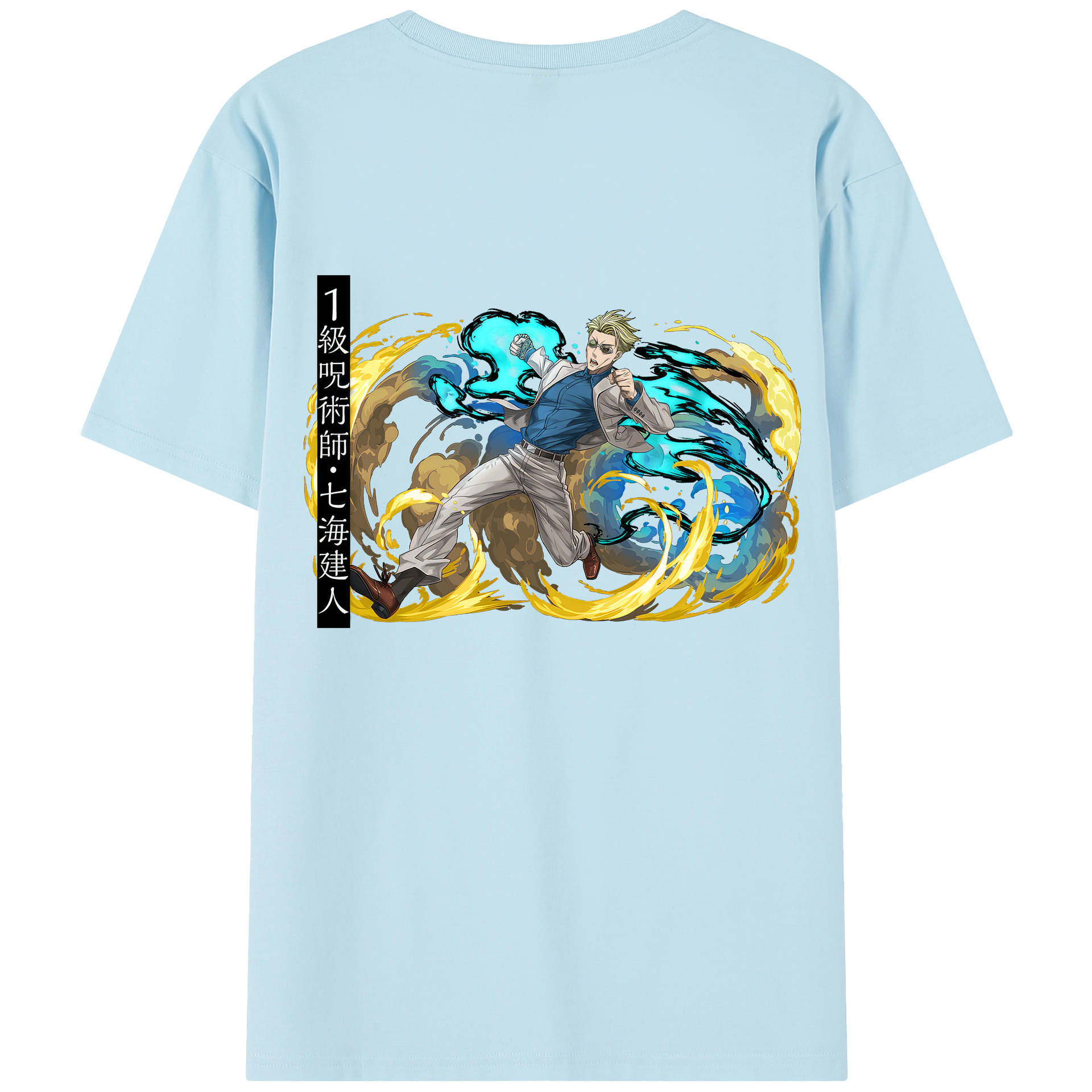 （画像用） 呪術廻戦 Jujutsu Kaisen 綿100％半袖Tシャツ（背面プリント）